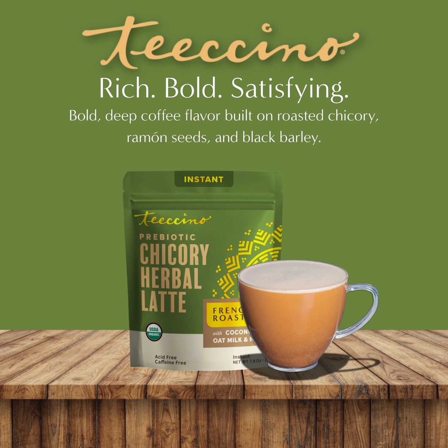 Instant French Roast Herbal Latte