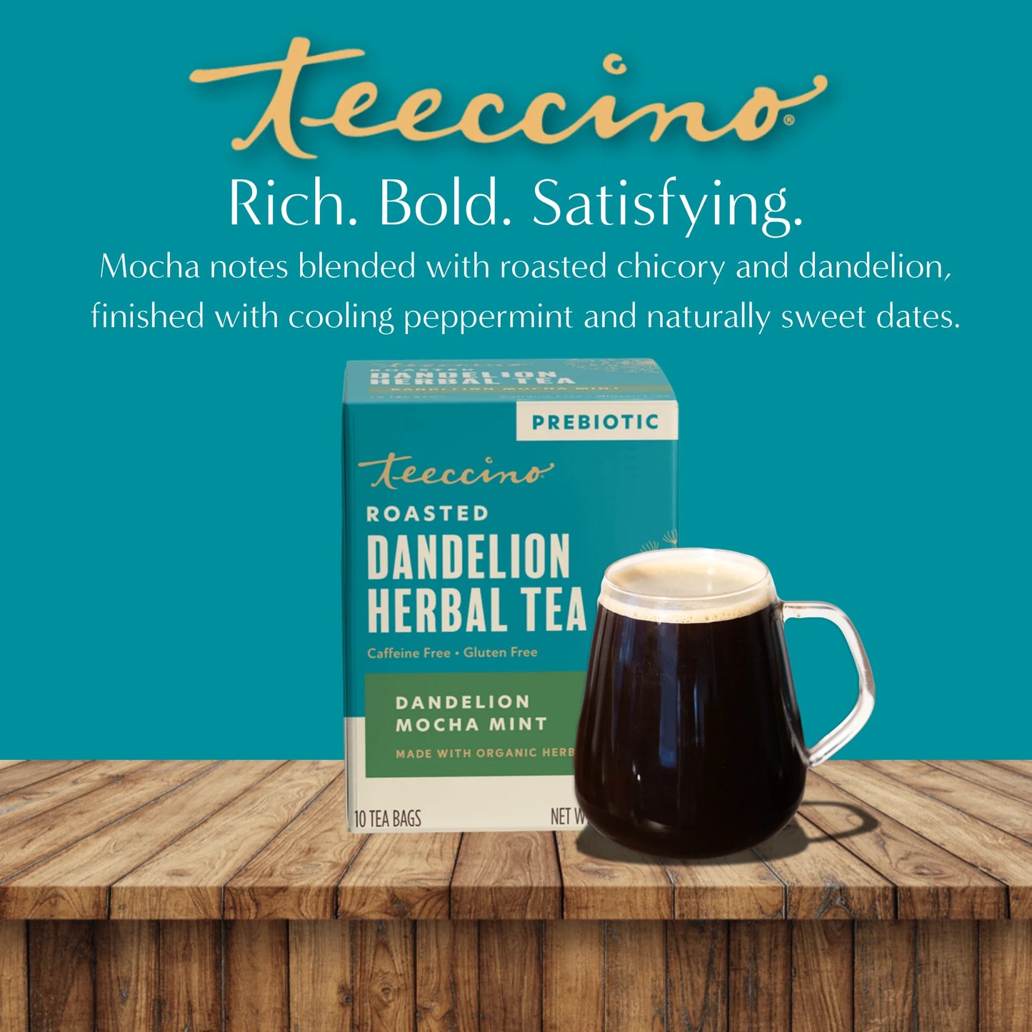 Dandelion Mocha Mint Roasted Herbal Tea