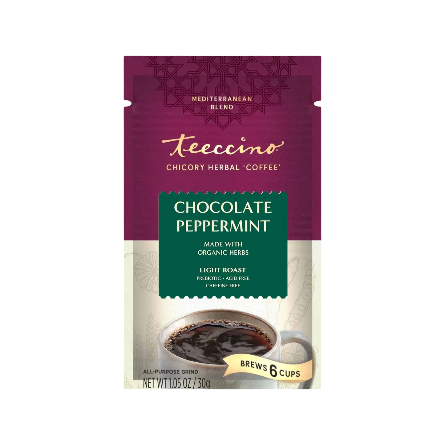 Chocolate Peppermint Chicory Herbal Coffee