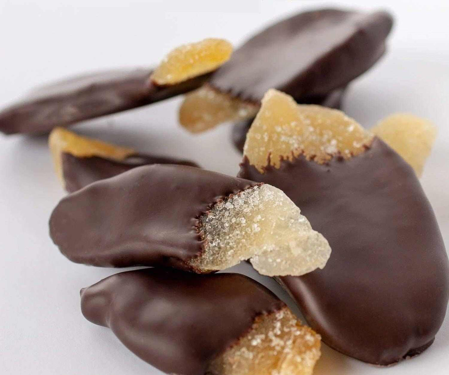 Andy Anand Dark Chocolate Covered Fresh Ginger, 1 lb – Belgian Dark Chocolate, Bold Sweet & Spicy Flavor, Gourmet Handcrafted Holiday Gift