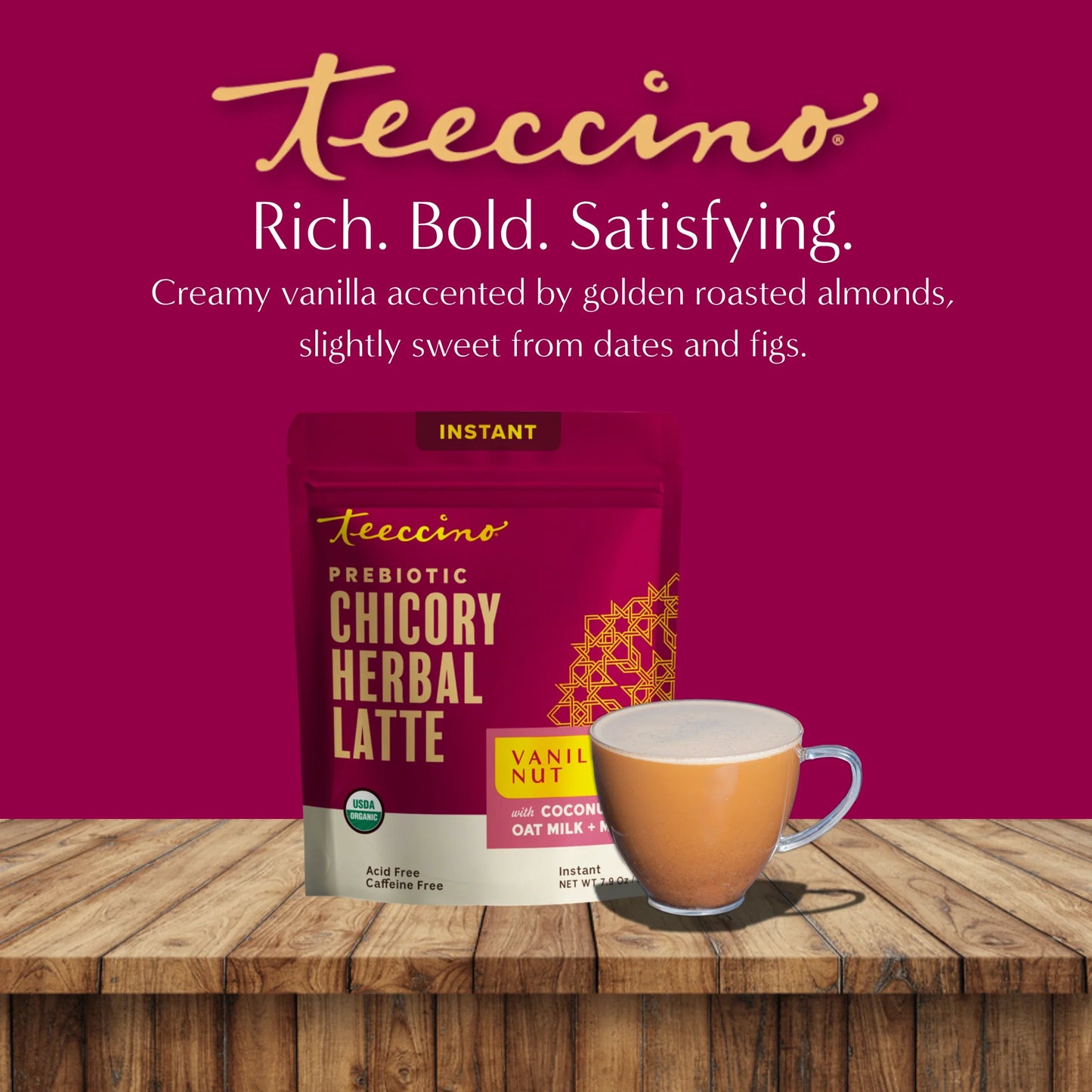 Instant Vanilla Nut Herbal Latte