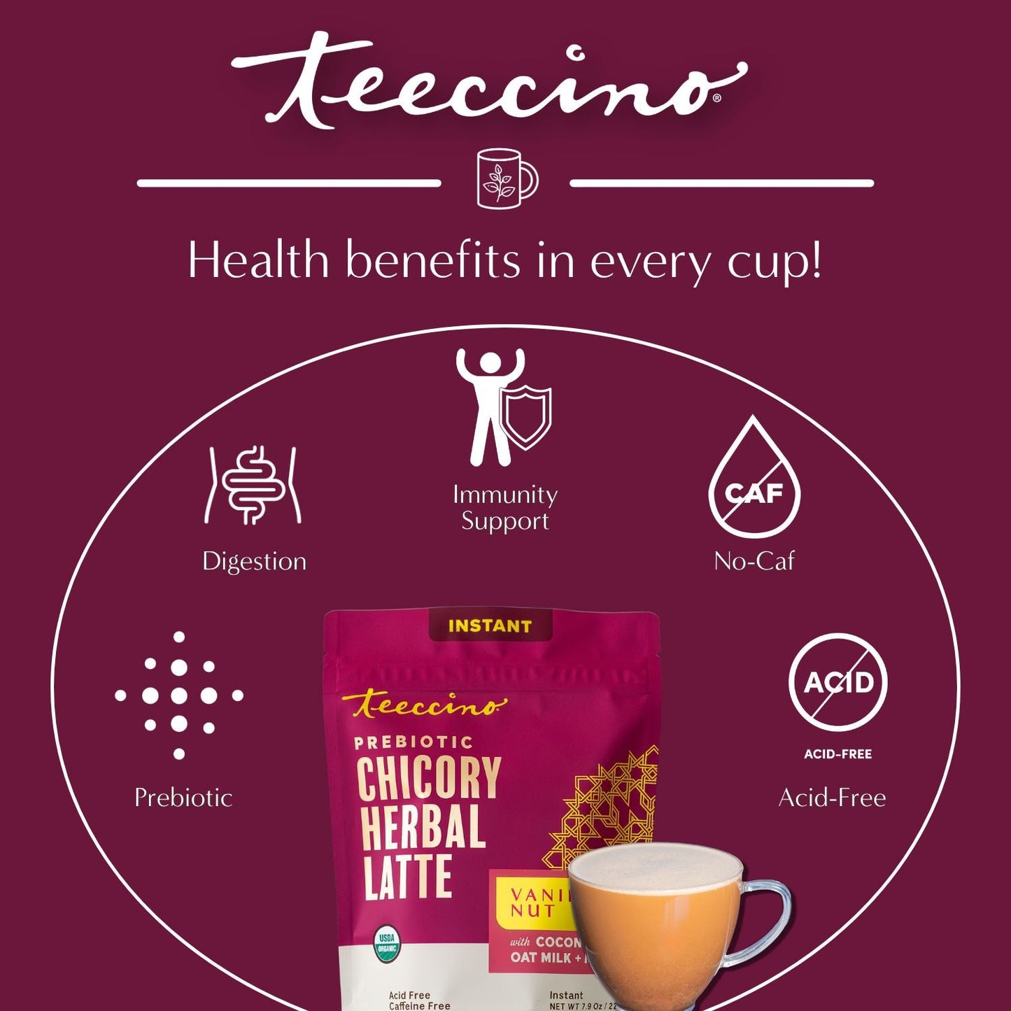 Instant Vanilla Nut Herbal Latte