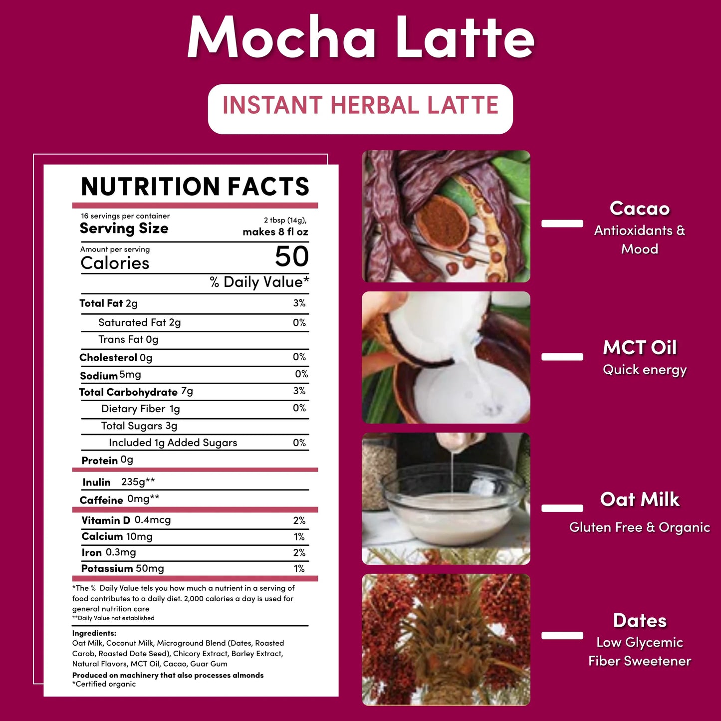 Instant Mocha Herbal Latte