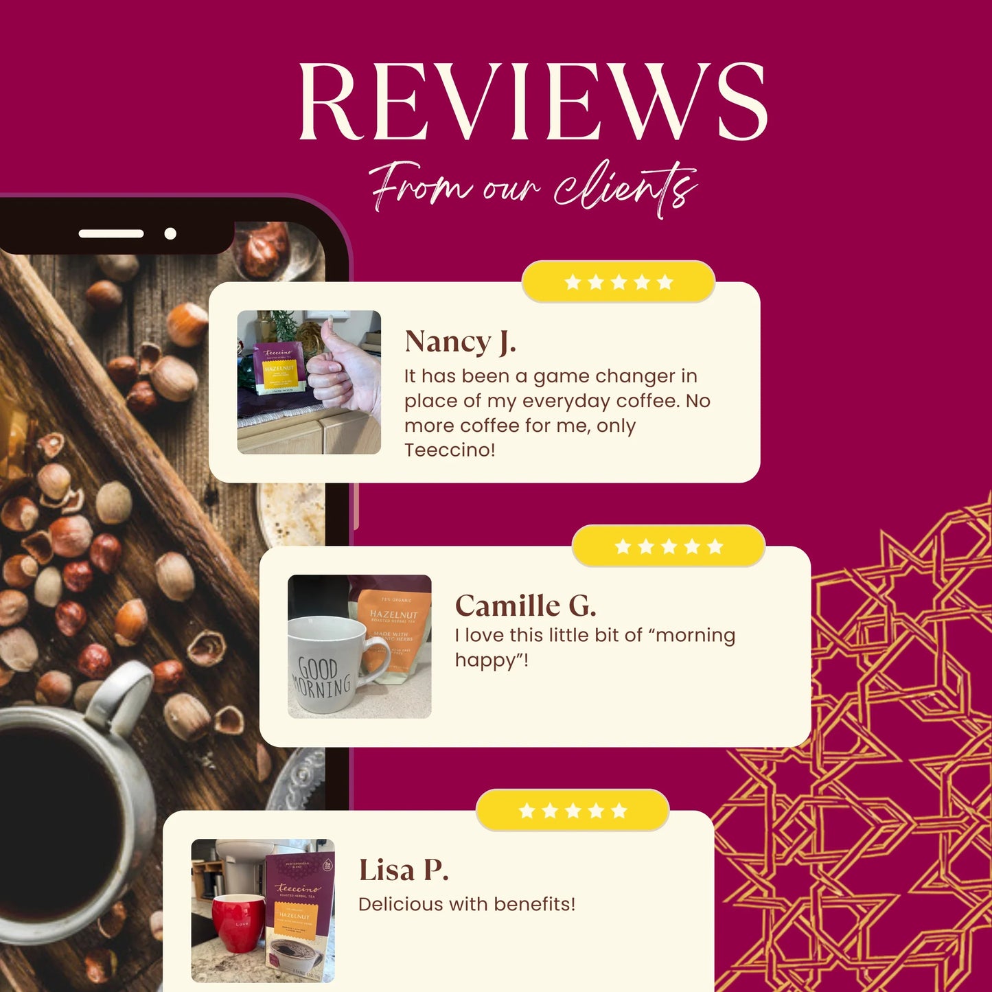 Hazelnut Roasted Herbal Tea