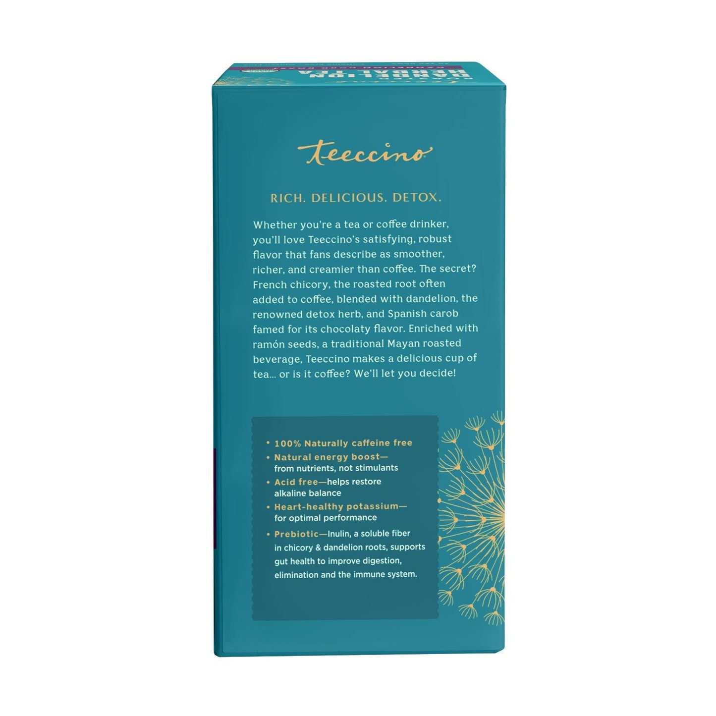 Dandelion Dark Roast Roasted Herbal Tea
