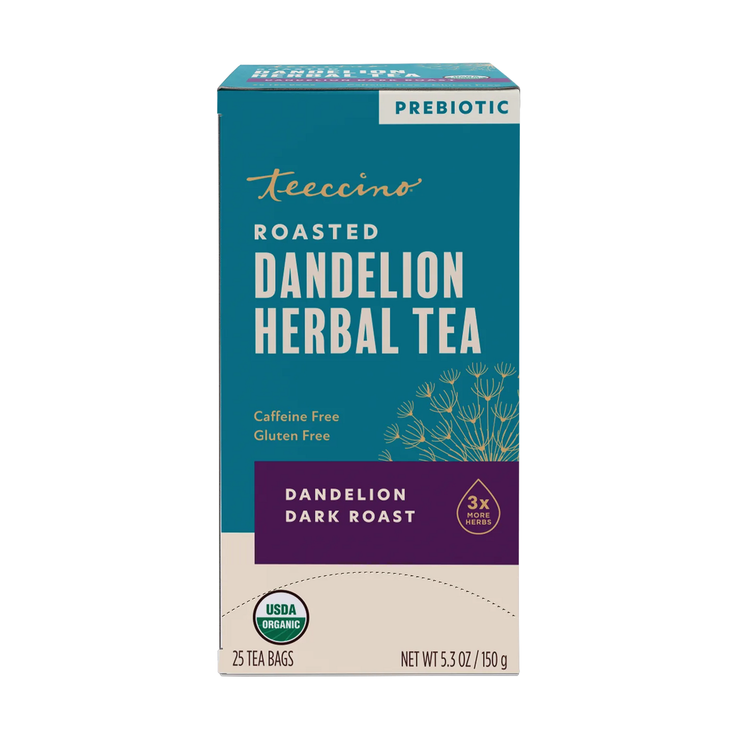 Dandelion Dark Roast Roasted Herbal Tea