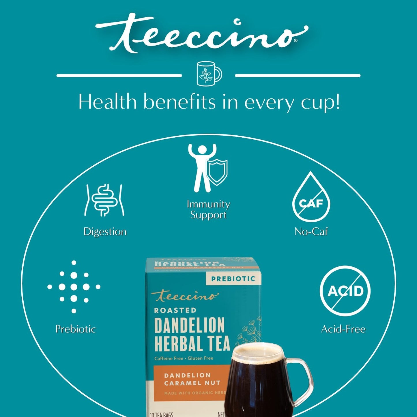 Dandelion Caramel Nut Roasted Herbal Tea