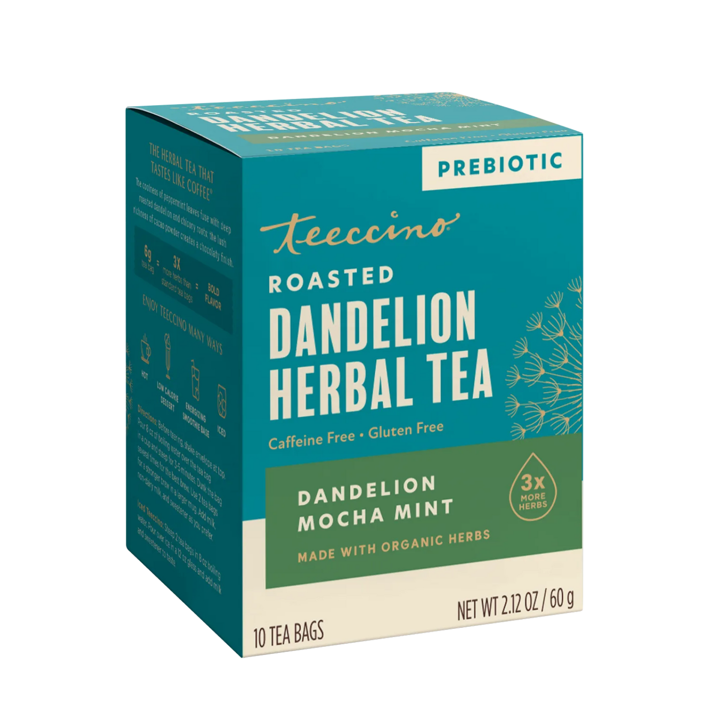 Dandelion Mocha Mint Roasted Herbal Tea