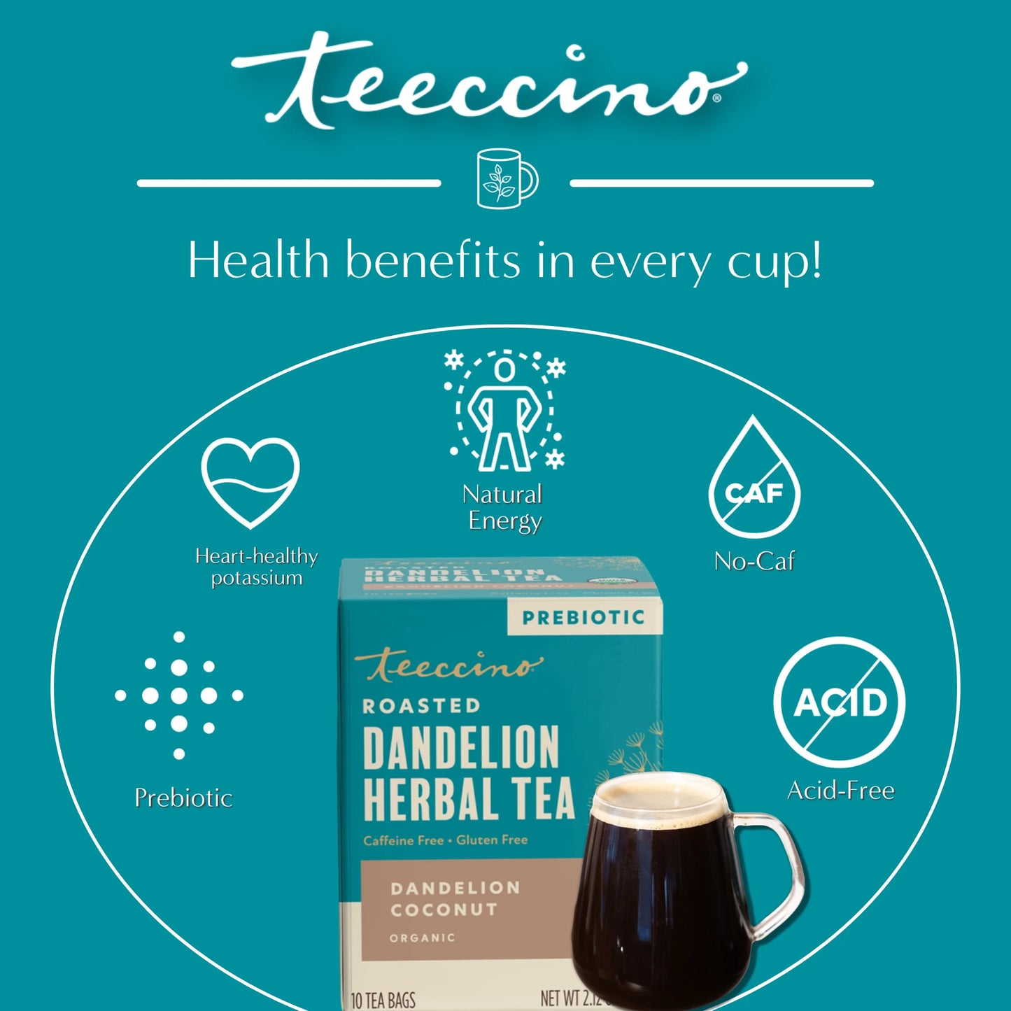 Dandelion Coconut Roasted Herbal Tea