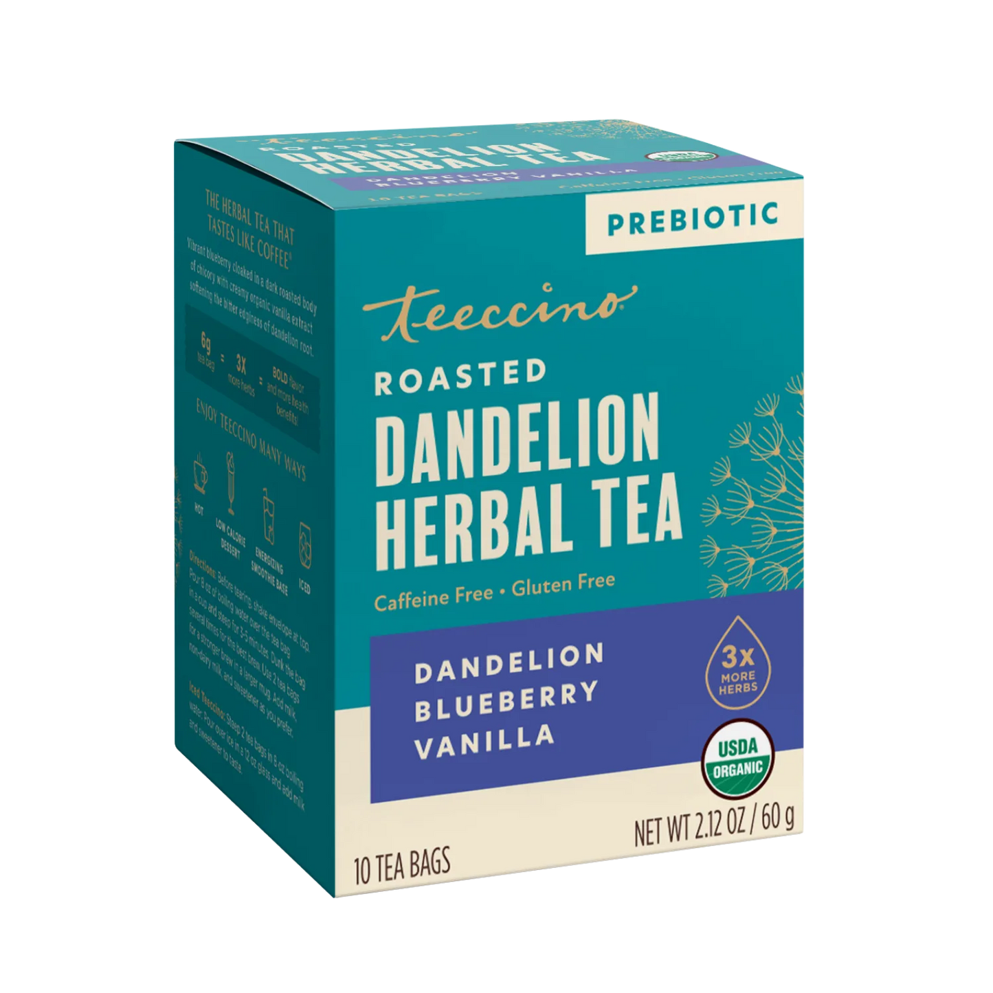Dandelion Blueberry Vanilla Roasted Herbal Tea