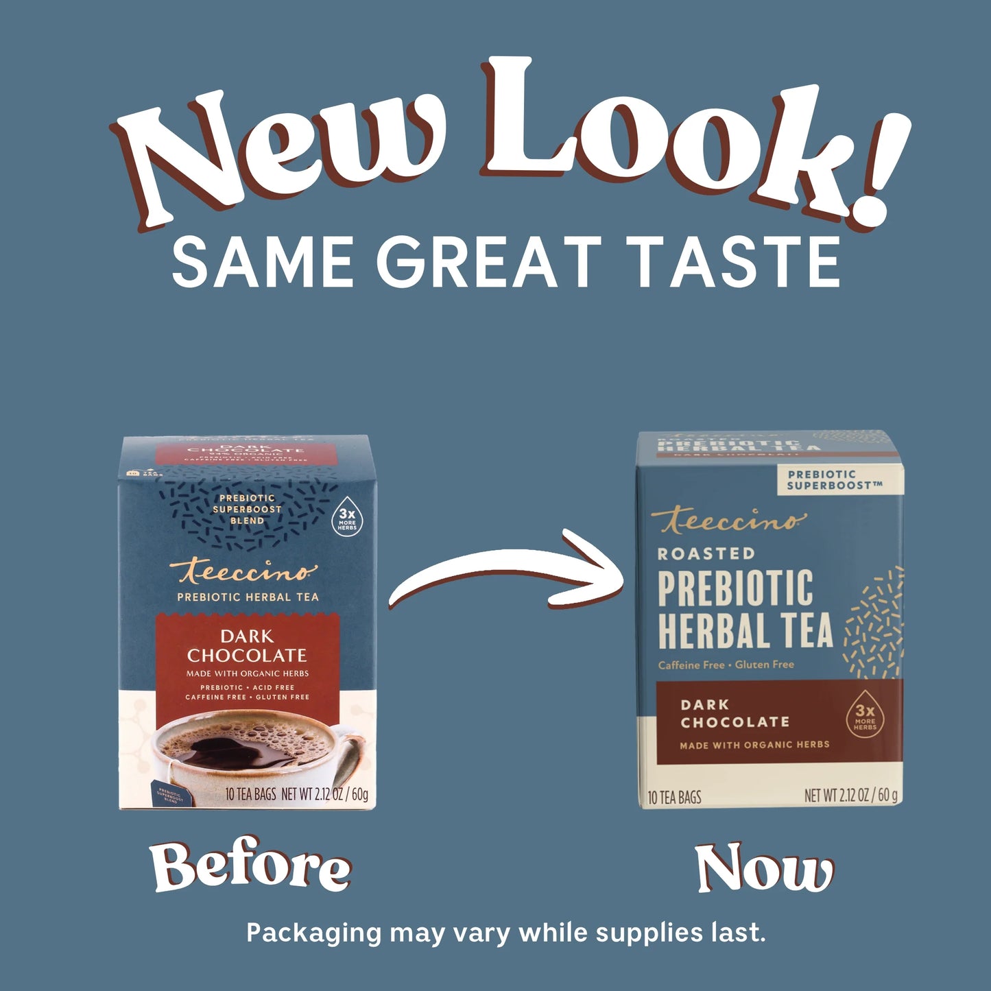 Dark Chocolate Prebiotic SuperBoost Herbal Tea