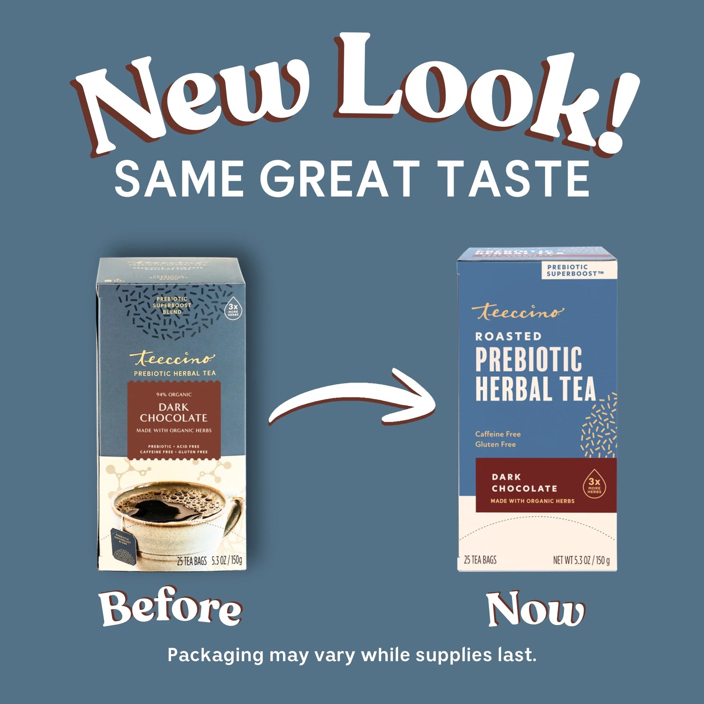 Dark Chocolate Prebiotic SuperBoost Herbal Tea
