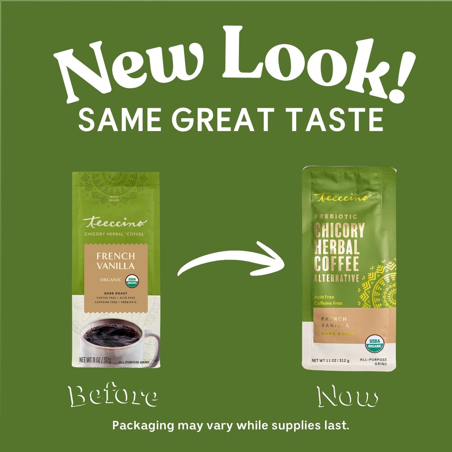 French Vanilla Chicory Herbal Coffee