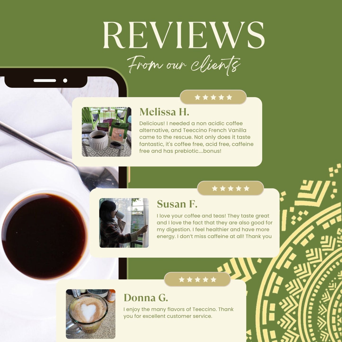 French Vanilla Chicory Herbal Coffee
