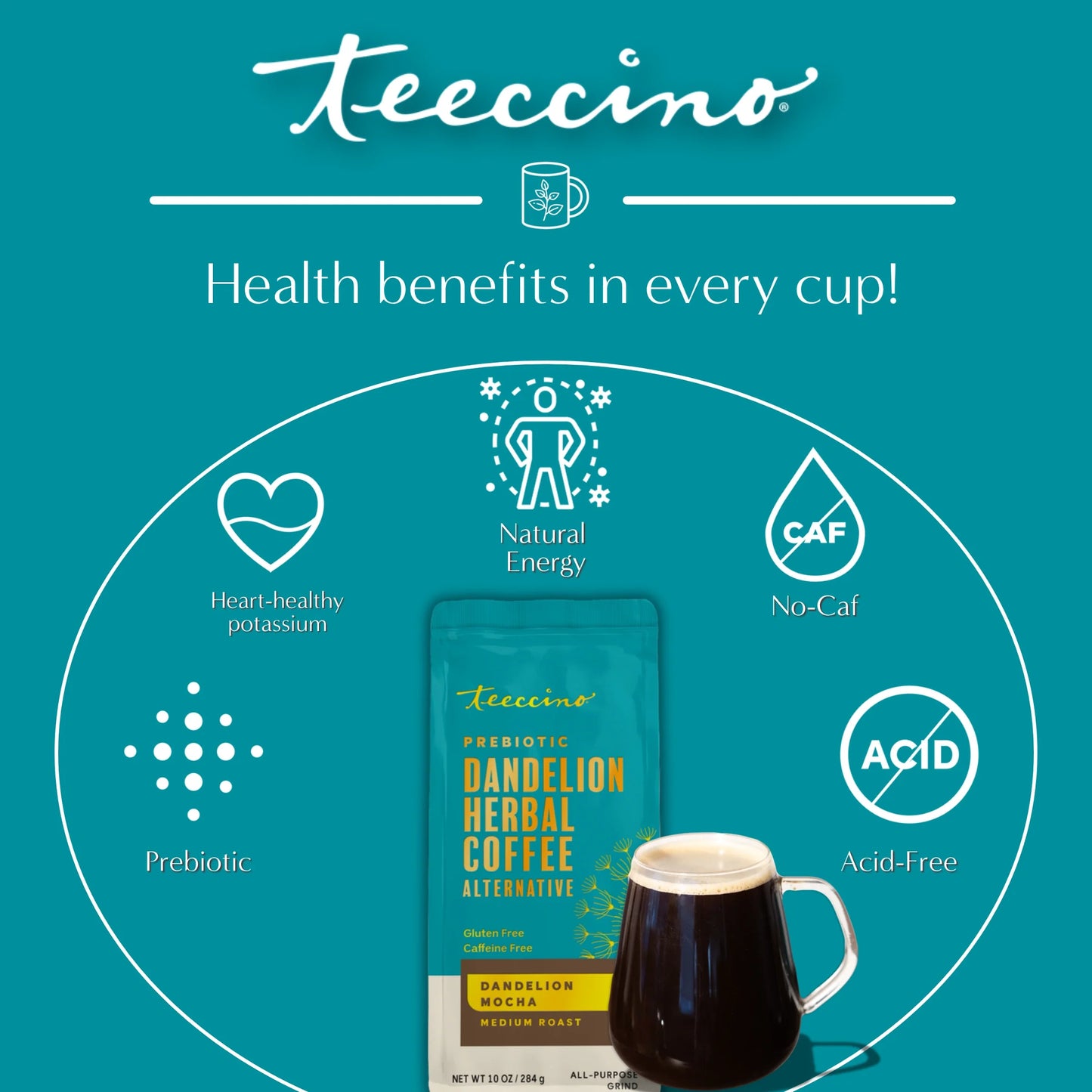 Dandelion Mocha Herbal Coffee