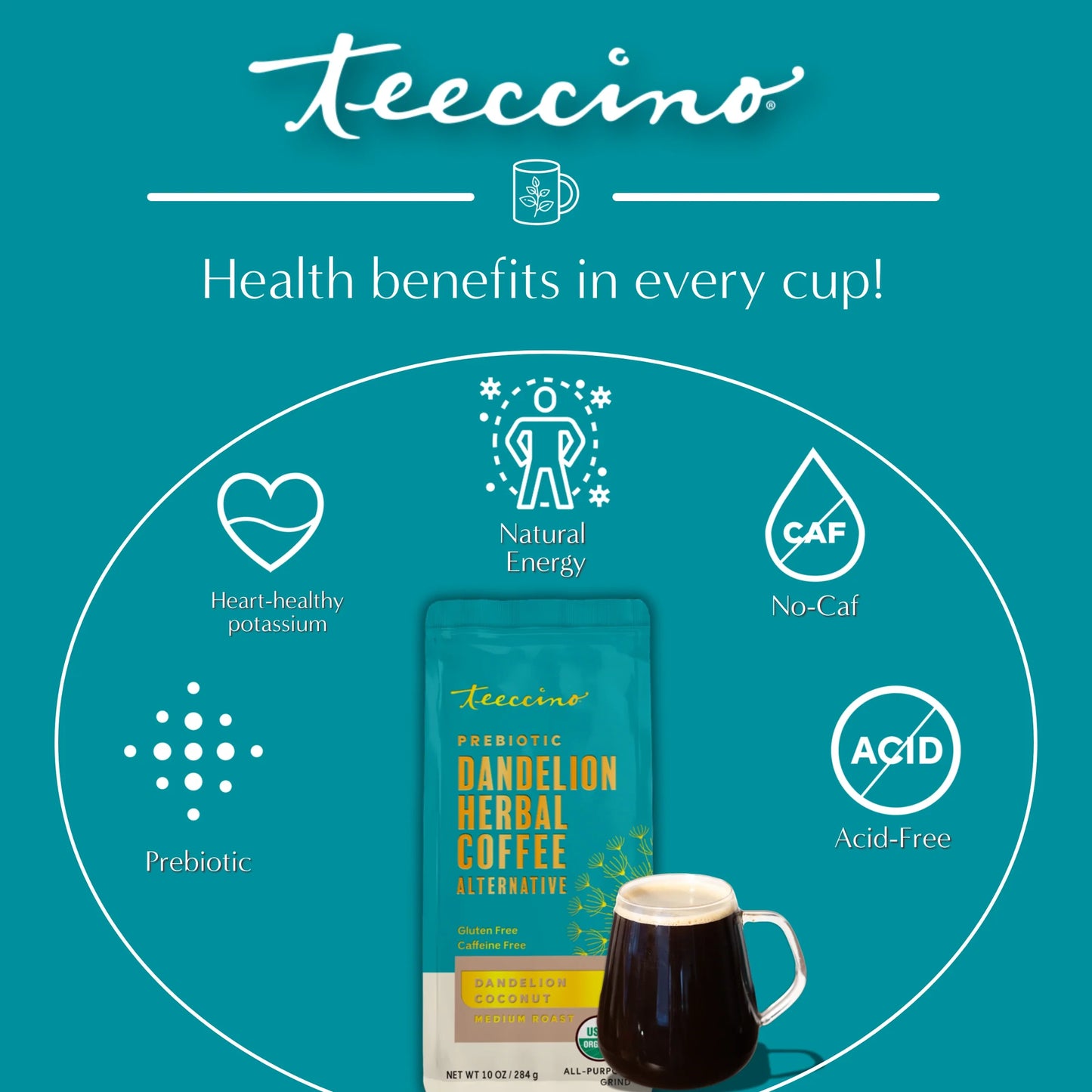 Dandelion Coconut Herbal Coffee
