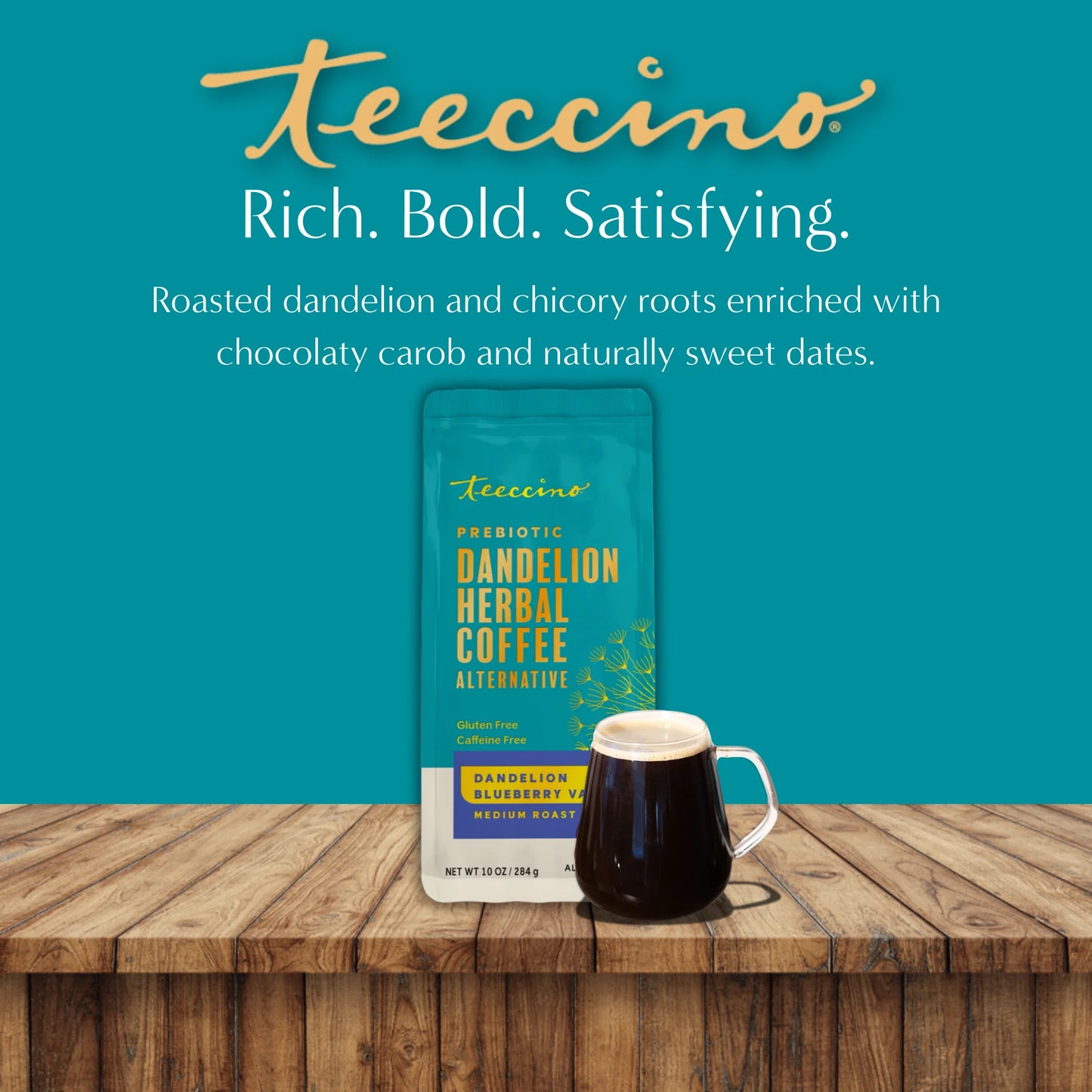 Blueberry Vanilla Chicory Herbal Coffee
