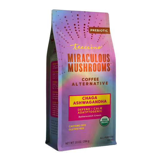 Chaga Ashwagandha Butterscotch Cream Mushroom Herbal Coffee
