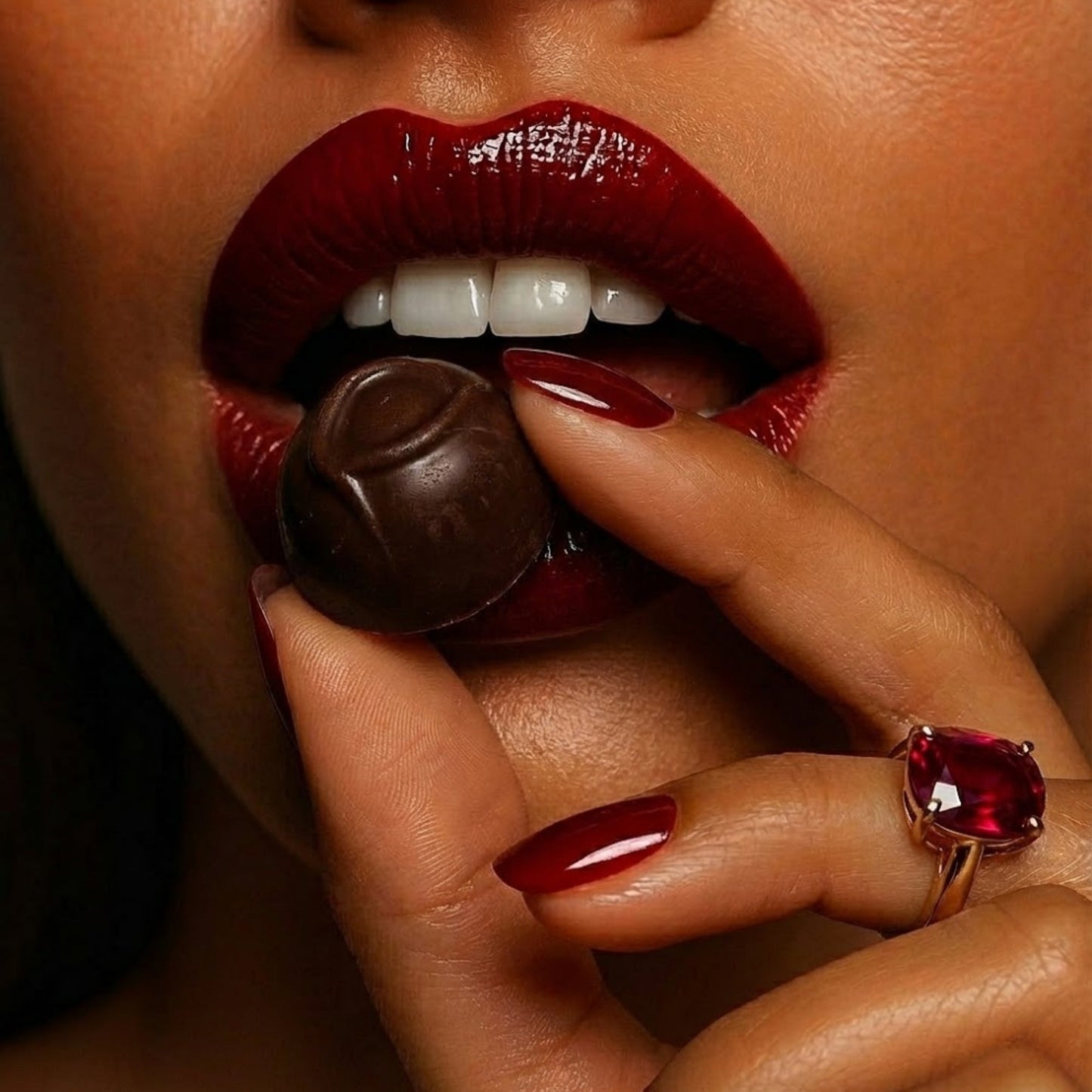 Andy Anand Belgian Dark Chocolate Cherry Cordials, 48 pc – Vegan Gift Box, Rich Liquid Center, 60% Cocoa Butter, Birthday & Valentine's Gift