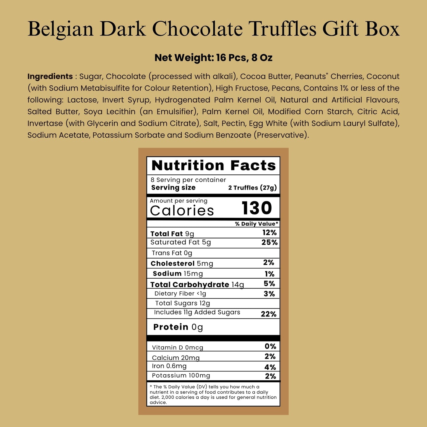 Andy Anand Artisan Dark Chocolate Truffles, 24 pc – Handmade Assorted Flavors, 60% Cocoa Butter, Gourmet Birthday & Holiday Gift Collection