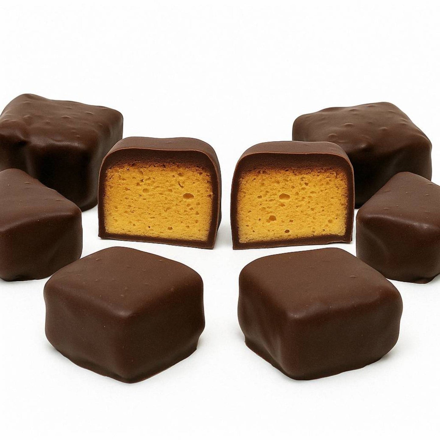 Andy Anand Luxurious Dark Chocolate Honeycomb, 1 lb – Gourmet Gift Box, All-Natural, No Preservatives, Vegan Indulgence, Birthday Gift Box