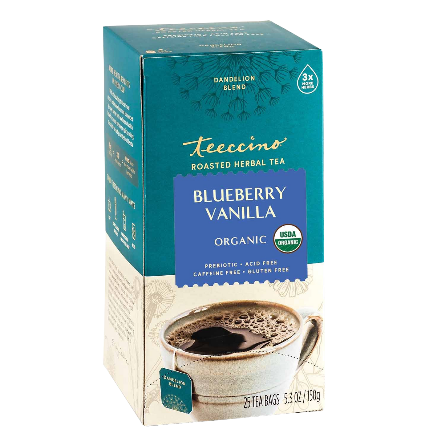Dandelion Blueberry Vanilla Roasted Herbal Tea