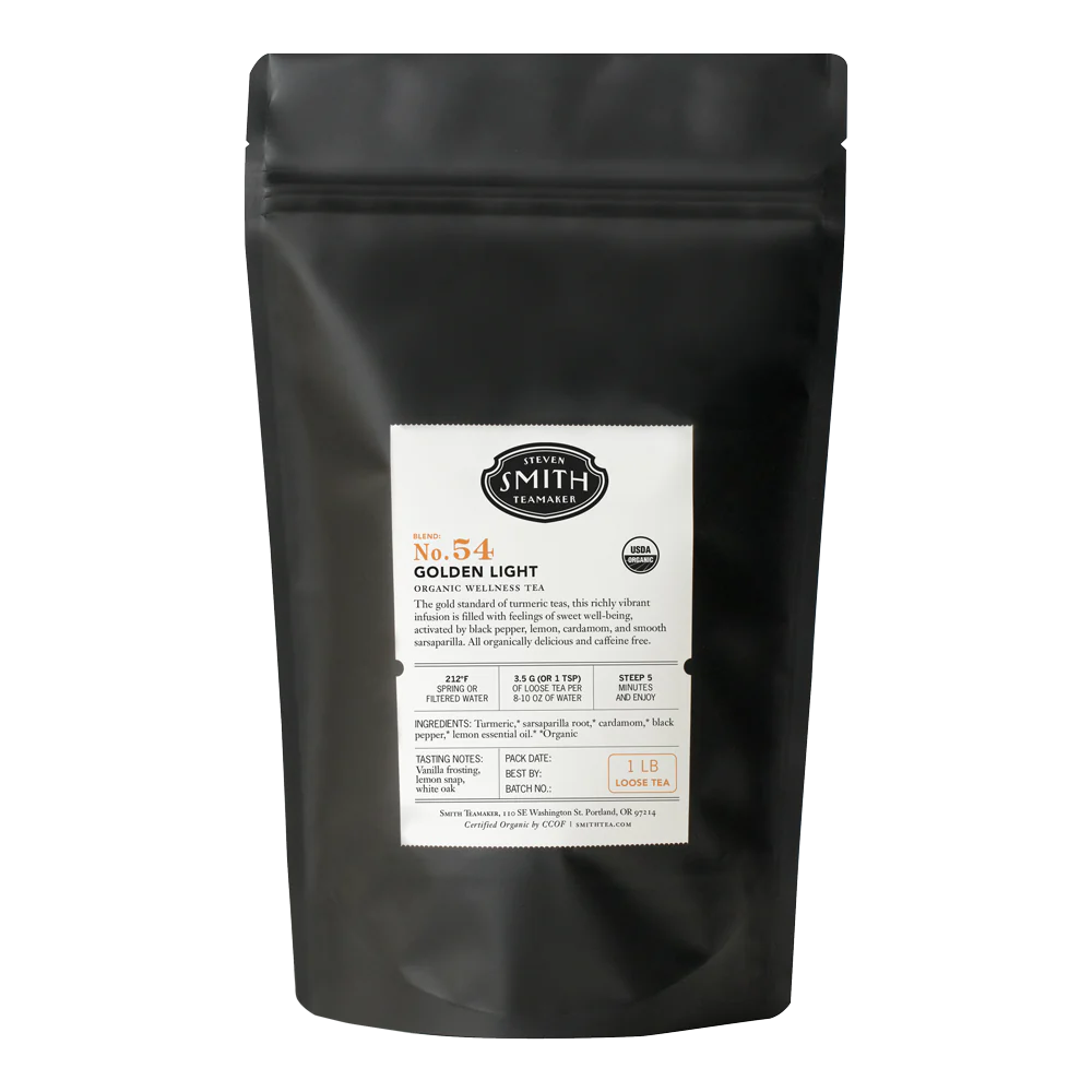 SMITH TEAMAKER - ORGANIC GOLDEN LIGHT TURMERIC BLEND NO. 54 (LOOSE LEAF, 1 LB)