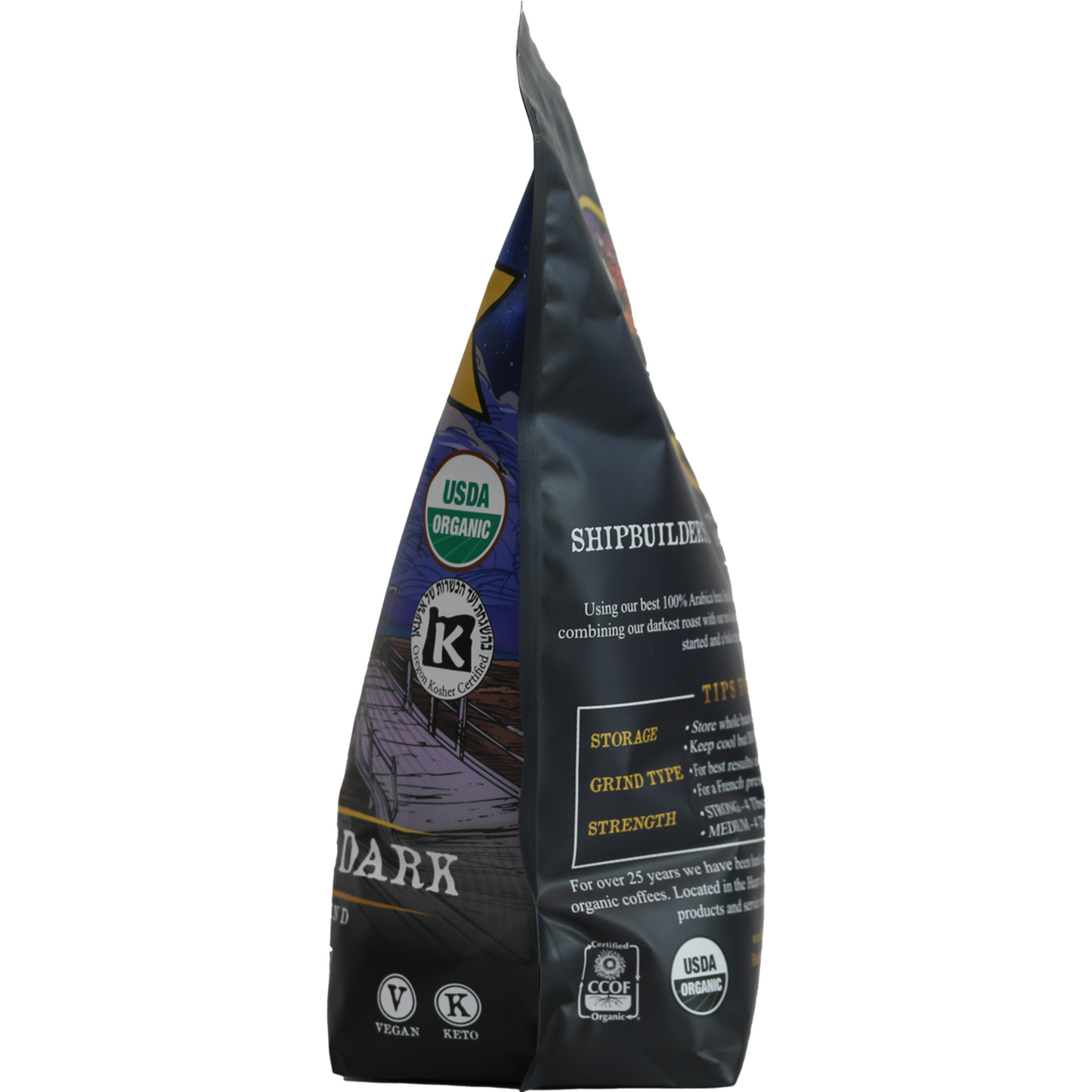 Organic Shipbuilder's Dark Roast Coffee 2lbs