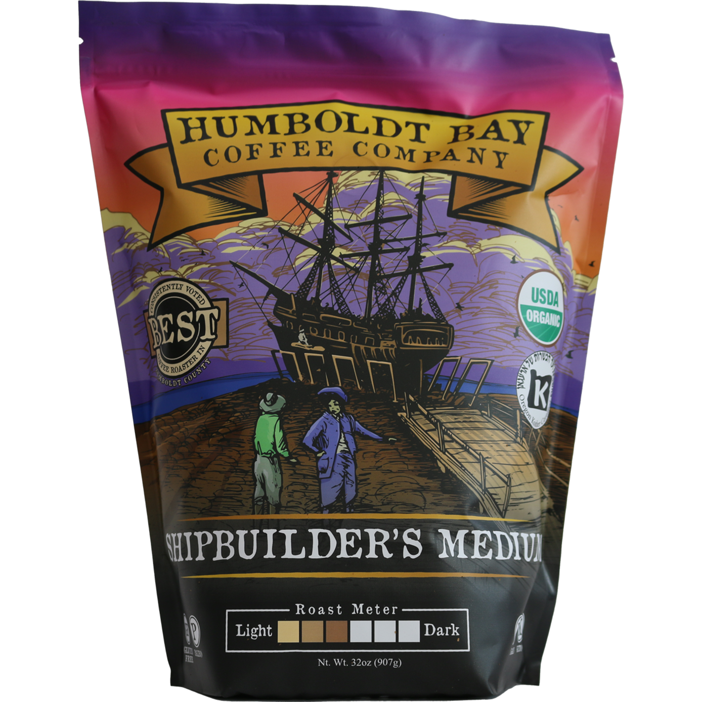 Organic Shipbuilder's Medium Roast Coffee 2lbs